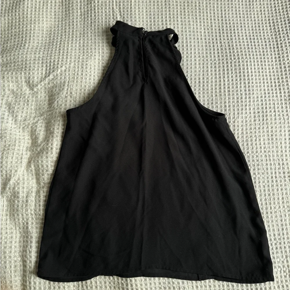 Victoria Beckham Target Black Ruffle Tank - Picture 6 of 7
